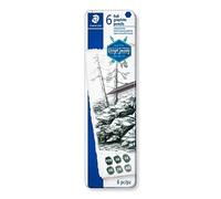 STAEDTLER Design Journey 100G-M6. Estuche con 6 lápices de grafito completo de durezas variadas.