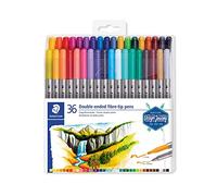 Staedtler Design Journey 3200 Tb36. Caja 36 Rotuladores para Lettering Doble Punta Variados