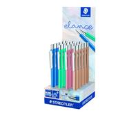 Staedtler elance azul bolígrafo de punta retráctil con pulsador 20 p