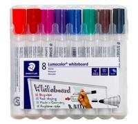 Staedtler Escritorio Caja De 8 Marcadores para Pizarra Con Punta Redonda Surtido