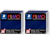 STAEDTLER Fimo 8004-34 ST Pasta de modelar, Azul, 57X55X23 mm, 85 (Paquete de 2)