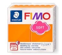 STAEDTLER Fimo 8020 - Pasta de modelar, color naranja | Pasta de modelar blanda que se endurece al horno para principiantes y aficionados - joyería y decoración - Art. 8020-42