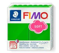 STAEDTLER FIMO 8020 - Pasta de modelar, color verde tropical, 56 gr | Arcilla polimérica al horno, blanda & fácil de mezclar - joyería, cuentas & decoración - Art.-Nr. 8020-53