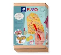 STAEDTLER FIMO 8025 HTC Set de diseño en láminas - 4 bloques de 25 g | Se endurece al horno, con moldes y herramientas - Crea tus propias joyas - N.º de art. 8025 HTC3