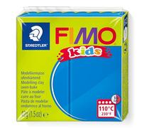 STAEDTLER Fimo 8030-3 - Pasta de modelar, color azul | Se endurece al horno, especialmente suave y maleable - fomenta la creatividad, para niños - N.º de art. 8030-3
