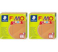 STAEDTLER Fimo 8030-71 - Pasta de modelar, color marrón claro (Paquete de 2)