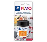 Staedtler Fimo 8704 01 BK. Barniz brillante transparente con base de agua. Envase individual de 35 ml.