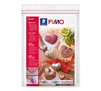 Staedtler Fimo 8742 26. Moldes para pastas de modelar FIMO. Set Hearts con 8 moldes de Colores.