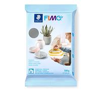 STAEDTLER FIMO air 8100 - Gris, 500 g, pasta para modelar | Secado al aire, maleable y flexible, materias primas naturales - para aficiones y el colegio - N.º de art. 8100-80