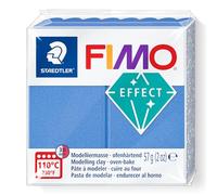 STAEDTLER FIMO effect 8010 Metallic - Azul, 57 g, arcilla polimérica | Se endurece al horno, con partículas de mica, suave y de forma estable - Set de colores - N.º de art. 8010-31