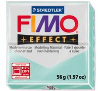 STAEDTLER Fimo Effect bloque de arcilla de modelar para hornear 56 g menta
