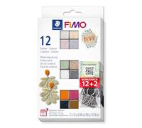 STAEDTLER FIMO Effect Masa de Modelar Boho - Masa para horno creativa para joyería accesorios y decoración - Compatible con FIMO soft leather effect y professional - Medio bloque 25 g