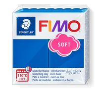 STAEDTLER FIMO - Pasta de modelar, color azul pacifico, 56 gr (8020-37 ST) | Plastilina blanda que se endurece al horno, ideal para principiantes, aficionados al arte y bricolaje - N.º de art. 8020-37
