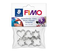 STAEDTLER Fimo Professional 8724 03. Cortapastas de Metal. Set Pennant con 3 Cortapastas de tamaños Diferentes.