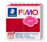 STAEDTLER FIMO soft 8020 Arcilla de modelar - rojo cereza, 57 g