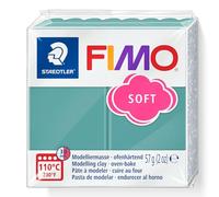 STAEDTLER FIMO soft 8020 T - Ocean Wave, 57 g, arcilla polimérica | Se endurece al horno, suave y maleable - para principiantes, bloque estándar - N.º de art. 8020-T36