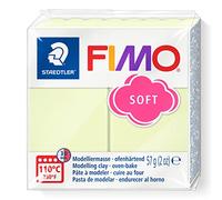STAEDTLER FIMO soft 8020 - Vainilla, 57 g, arcilla polimérica | Se endurece al horno, suave y maleable - para principiantes y aficionados al arte - N.º de art. 8020-105