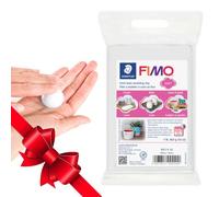 STAEDTLER FIMO soft 8021 Arcilla de modelar - blanco, 454 g | Gran bloque al horno, en 8 porciones - mezcla tus propios tonos para joyería & decoración - Art.-Nr. 8021-0