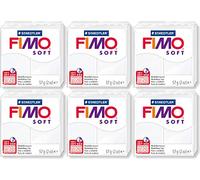 Staedtler - Fimo Soft - Pasta para modelar (57 g, 6 unidades), color blanco
