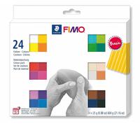 Staedtler FIMO Suave Endurecida Modelado Arcilla - Varios Colores, 24 X 25g