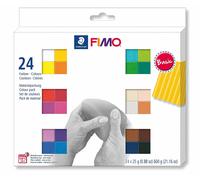 Staedtler FIMO Suave Endurecida Modelado Arcilla - Varios Colores, 24 X 25g