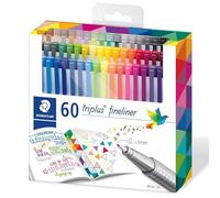 STAEDTLER Fineliner Triplus 60 unidades
