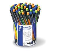 STAEDTLER Graphite 777 05KP50 - Portaminas para escritura 0,5 mm, colores translúcidos surtidos. Bote con 50 portaminas