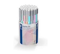 STAEDTLER Graphite 777 - Cubilete con 36 portaminas en colores pastel, cuerpo engomado, goma de borrar sin PVC ni latex incorporada en el pulsador. Minas B incluidas. Ancho de línea 0,5 mm.