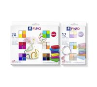 STAEDTLER Juego de arcilla para modelar Basic & Pastel Colours - Pasta suave para principiantes - 36 bloques de 25 g en colores coordinados - Versátil para joyas y decoración