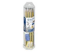 Staedtler Jumbo Hb driehoekige potloden met 1 mini-mars kunststof gum en puntens