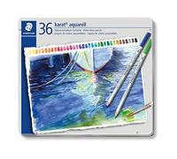 STAEDTLER Karat Aquarell 125 Lápices acuarela - 36 colores, estuche metal
