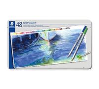 STAEDTLER Karat Aquarell 125 M48 - Lápices acuarelables (caja metálica, 48 unidades)