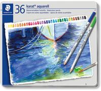 Staedtler - Karat Aquarell Lápices De Acuarela Colores Variados Lata De 36