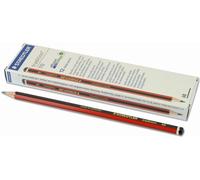 STAEDTLER Lápices 4B - Pack de 12, Madera de cedro hexagonal