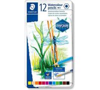 STAEDTLER 14610C M12 Design Journey. Caja metálica con 12 lápices acuarelables de colores surtidos.