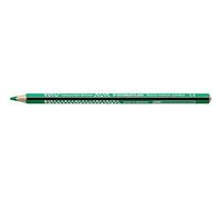 Staedtler Lápices de colores Noris colour jumbo, forma triangular ergonómica, mina inastillable y suave, fabricado con madera reciclada, color intenso, 12 lápices de colores verdes en estuche de