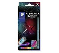 Staedtler Lápices de colores NORIX – 12 colores surtidos, 12 unidades (186 C12)