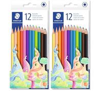 STAEDTLER - Lápices de colores sin madera, Pack de 12 (Paquete de 2)
