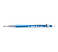 STAEDTLER Lápiz de embrague Mars con clip metálico, mina HB, afilador de mina integrado e indicador de dureza, color de la caña azul