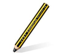STAEDTLER Lápiz para niños Noris junior 141 - Pack de 6, 2B | Ergonómico para niños, mina extra gruesa, resistente a las roturas - de madera - N.º de art. 141-2B
