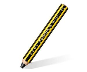 STAEDTLER Lápiz para niños Noris junior 141 - Pack de 6, 2B | Ergonómico para niños, mina extra gruesa, resistente a las roturas - de madera - N.º de art. 141-2B