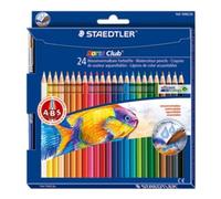 Staedtler Lápices Noris Club aquarell 10, estuche 24 lápices multicolor (144 10NC24)