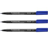 Rotulador Permanente Staedtler Lumocolor Punta 0.6mm Azul