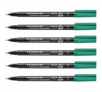 Rotulador Permanente Staedtler Lumocolor Punta 0.6mm Verde