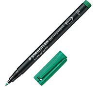 STAEDTLER Lot de 6 Lumocolors marqueur permanent 318F, vert