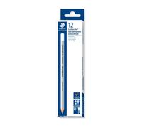 Staedtler Lumocolor 108-0. Lápices de madera de color blanco. Caja con 12 unidad