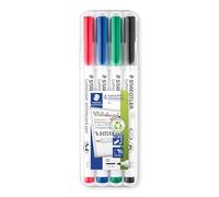 Staedtler WB Marker Lumocolor round 1mm assorted (4)
