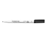 STAEDTLER Lumocolor 301 Rotuladores pizarra blanca - negro, pack 10, 1,0 mm
