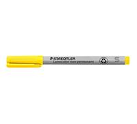 STAEDTLER Lumocolor 311 no permanente - Amarillo, 10 unidades, S, 0,4 mm | Soluble en agua, se borra de las transparencias - Rotulador universal - N.º de art. 311-1
