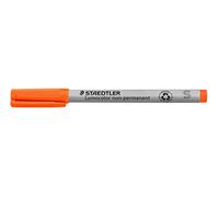 STAEDTLER Lumocolor 311 no permanente - naranja, 10 unidades, S, 0,4 mm | Soluble en agua, se puede borrar de láminas - Rotulador universal - N.º de art. 311-4